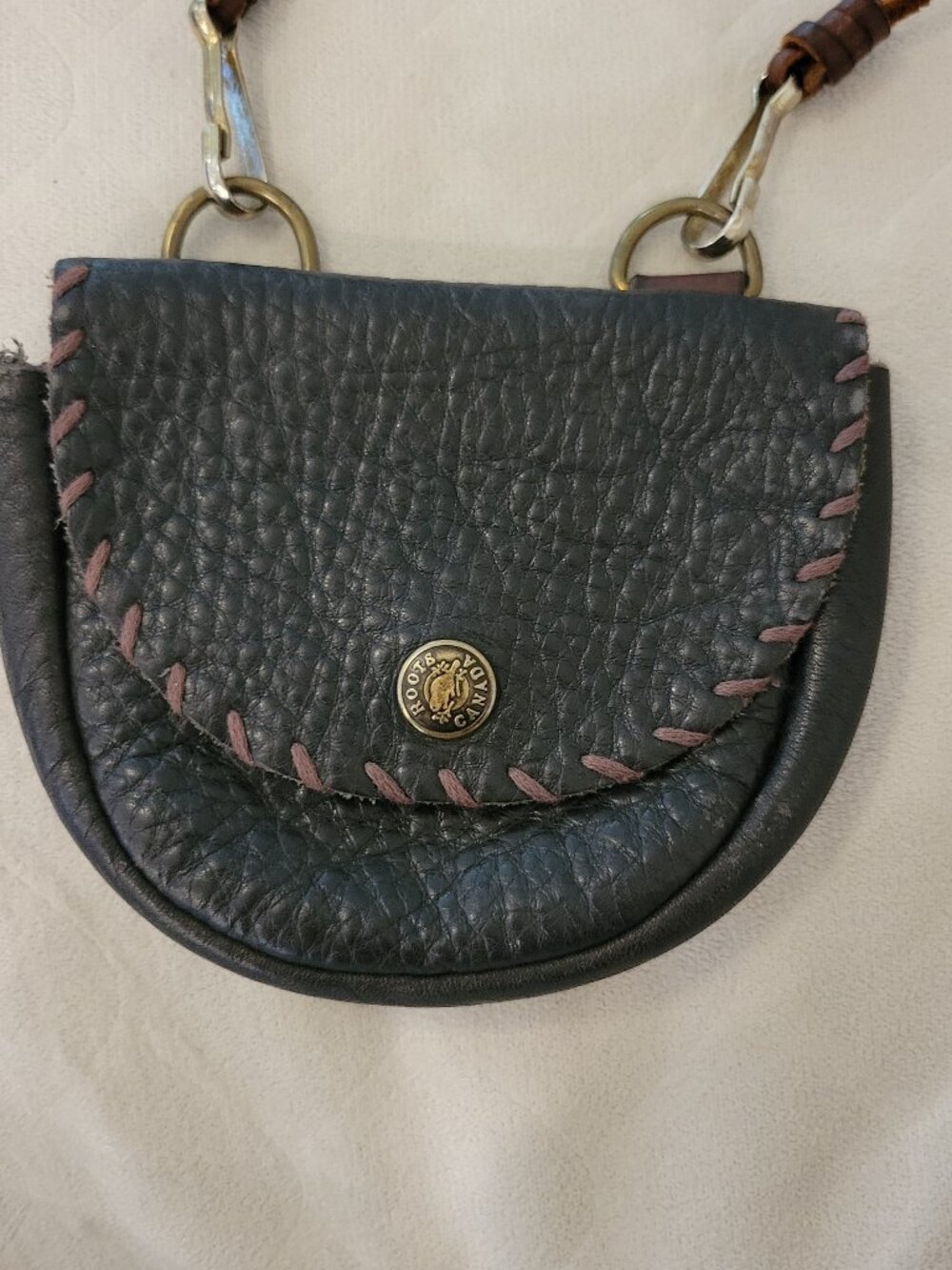 Vintage Leather Roots "Coin" Purse